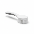 Multi-purpose household cleaning brush on white background